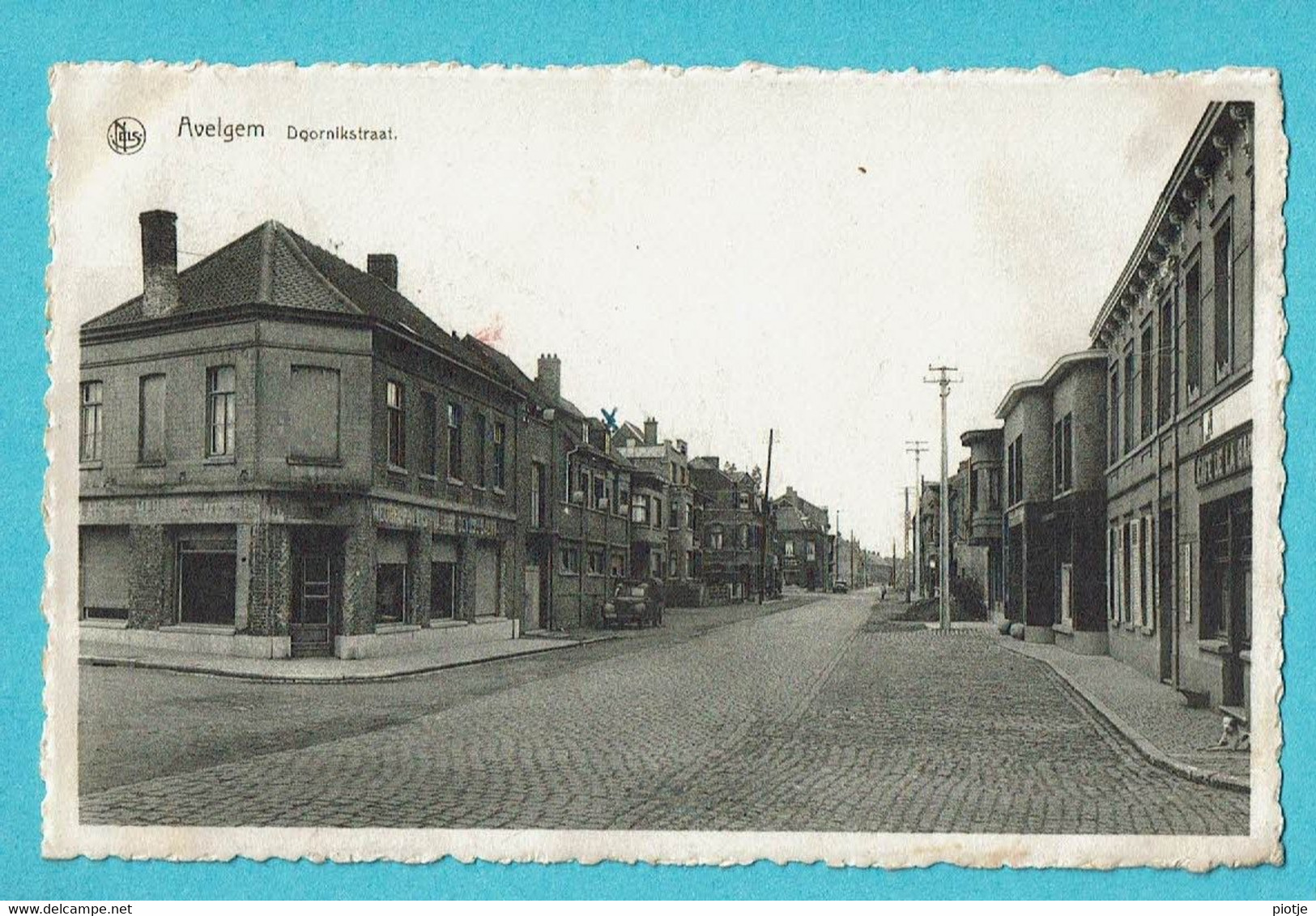 * Avelgem - Avelghem (West Vlaanderen) * (Nels, Uitg Drukkerij J. Boels Dousy) Doornikstraat, Rue De Tournai, Old, Rare - Avelgem