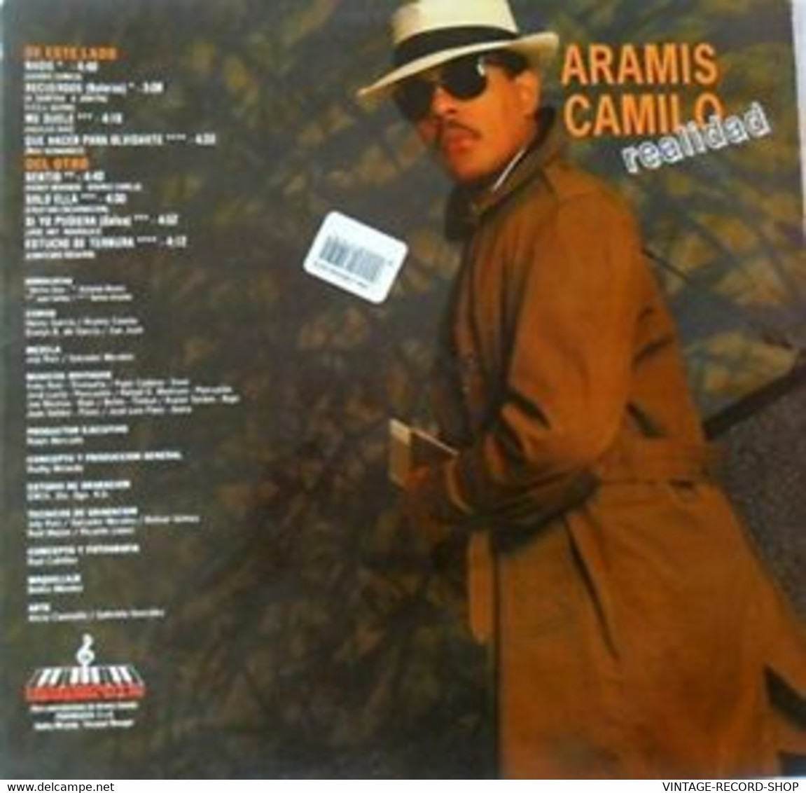 ARAMIS CAMILO*REALIDAD* RMM-SONOLUX LP 1992 SALSA BOLERO MERENGUE - Other - Spanish Music