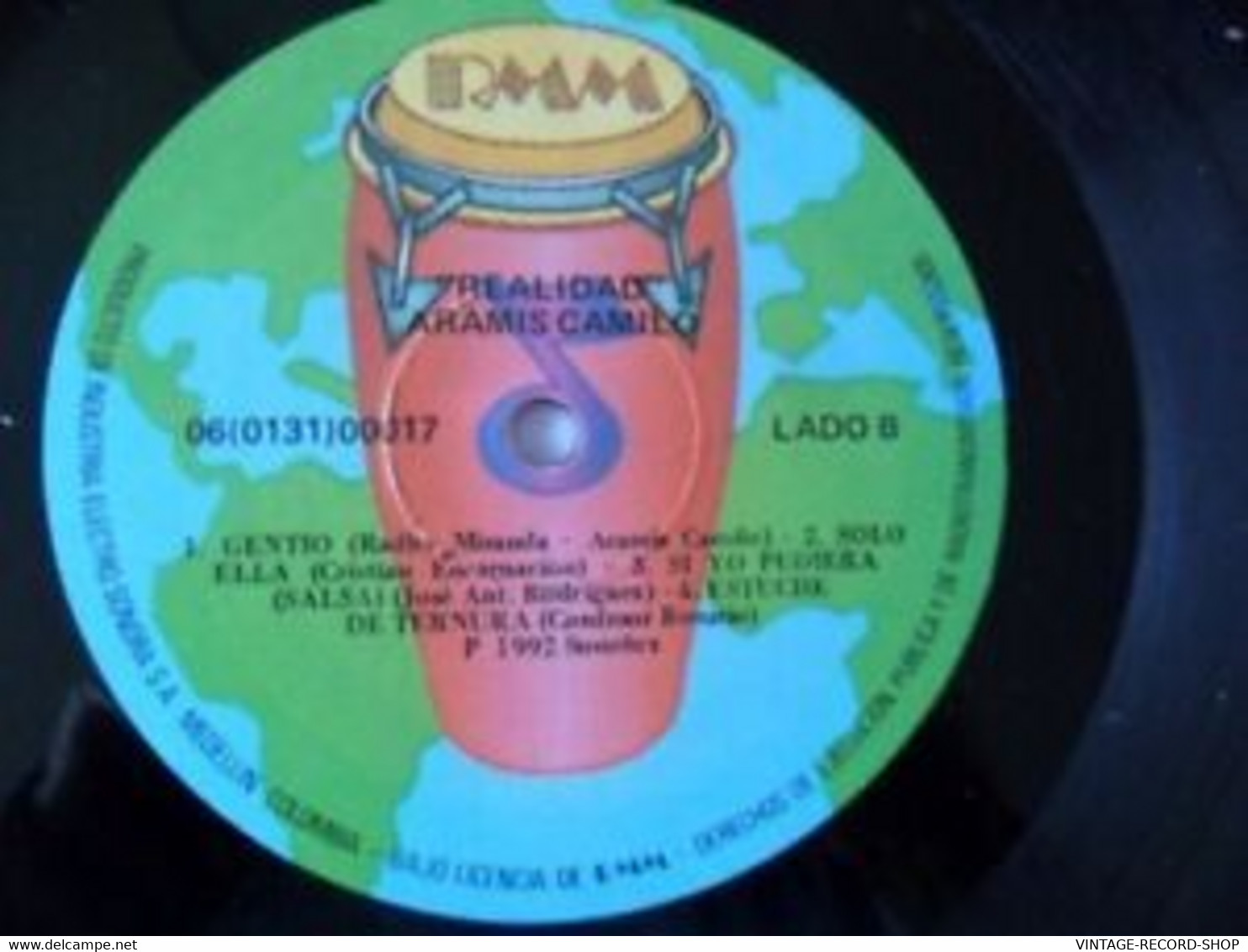 ARAMIS CAMILO*REALIDAD* RMM-SONOLUX LP 1992 SALSA BOLERO MERENGUE - Autres - Musique Espagnole