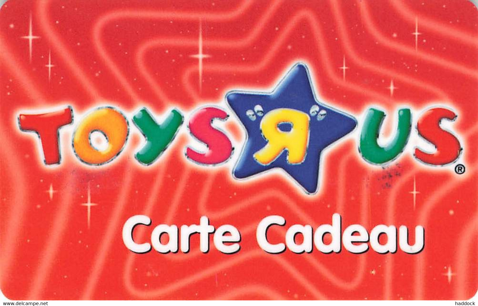 CARTE CADEAU - TOYSRUS - Other & Unclassified