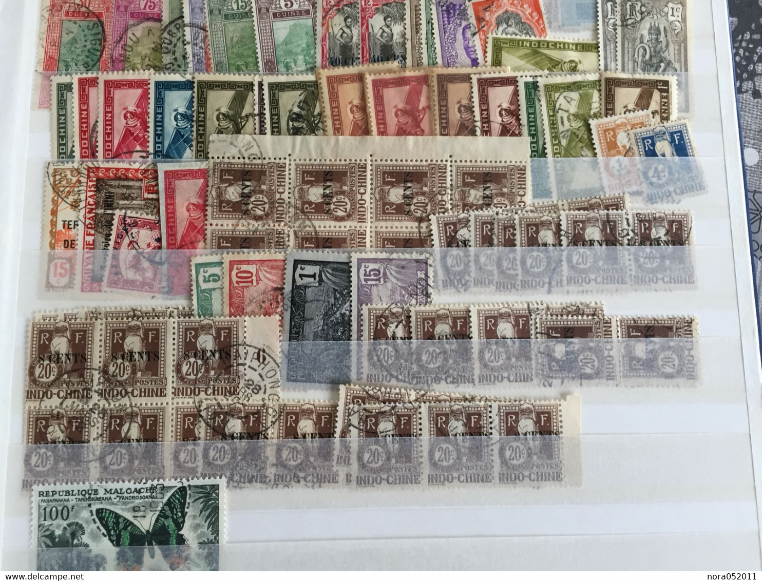 Colonie Française en album Neuf*/ oblitéré voir photos de très bon timbres Remise en vente suite a une enchère avortée