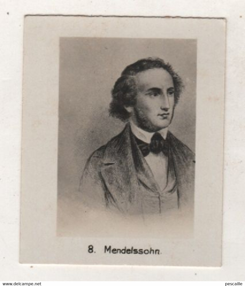 IMAGE ANCIENNE CHOCOLAT DROULERS à FRESNES 59 NORD - N° 8 / MENDELSSSOHN - MUSICIEN COMPOSITEUR - Andere & Zonder Classificatie