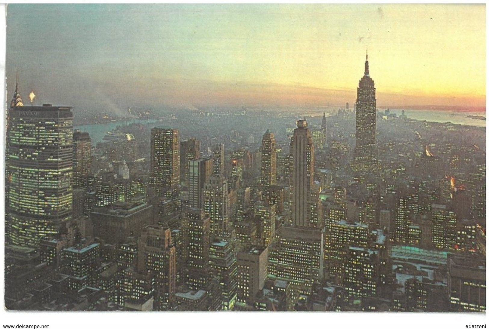 BR1391 Panorama Of The New York City Non Viaggiata - Multi-vues, Vues Panoramiques