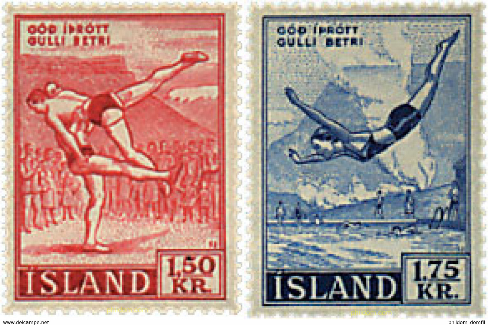 66872 MNH ISLANDIA 1957 DEPORTES - Colecciones & Series