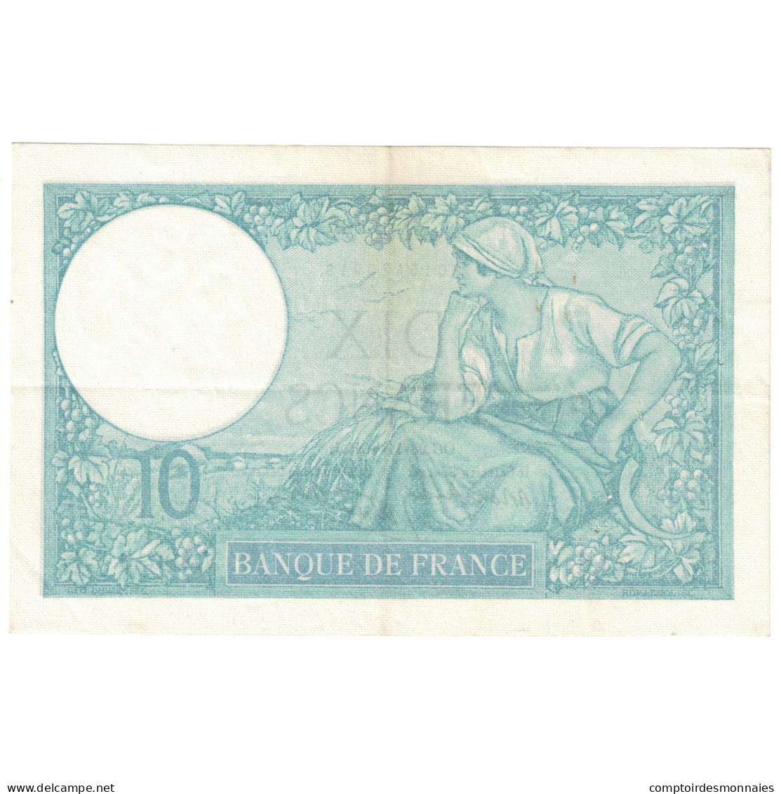 France, 10 Francs, Minerve, 1940, V.80619, SUP, Fayette:07.22, KM:84 - 10 F 1916-1942 ''Minerve''