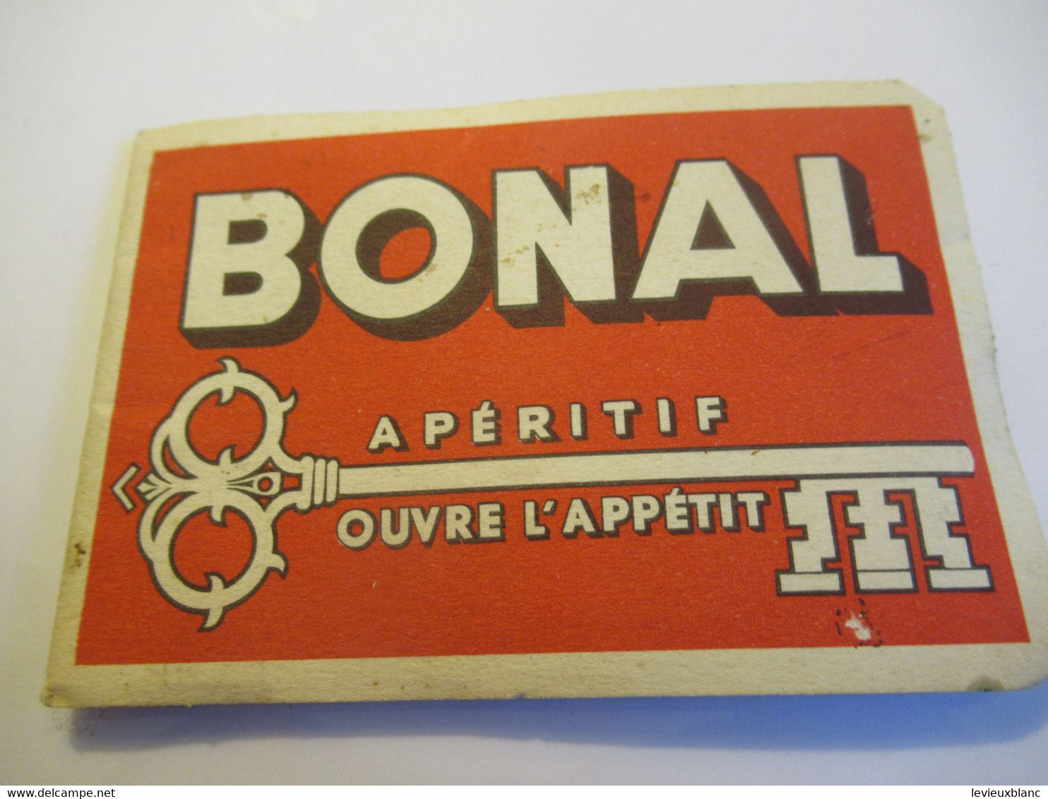 Petit Carnet De Bar Publicitaire/BONAL Apéritif Ouvre L'appétit/St-Laurent Du Pont /ISERE/Vers 1930-1950       BNPC18 - Alcohols