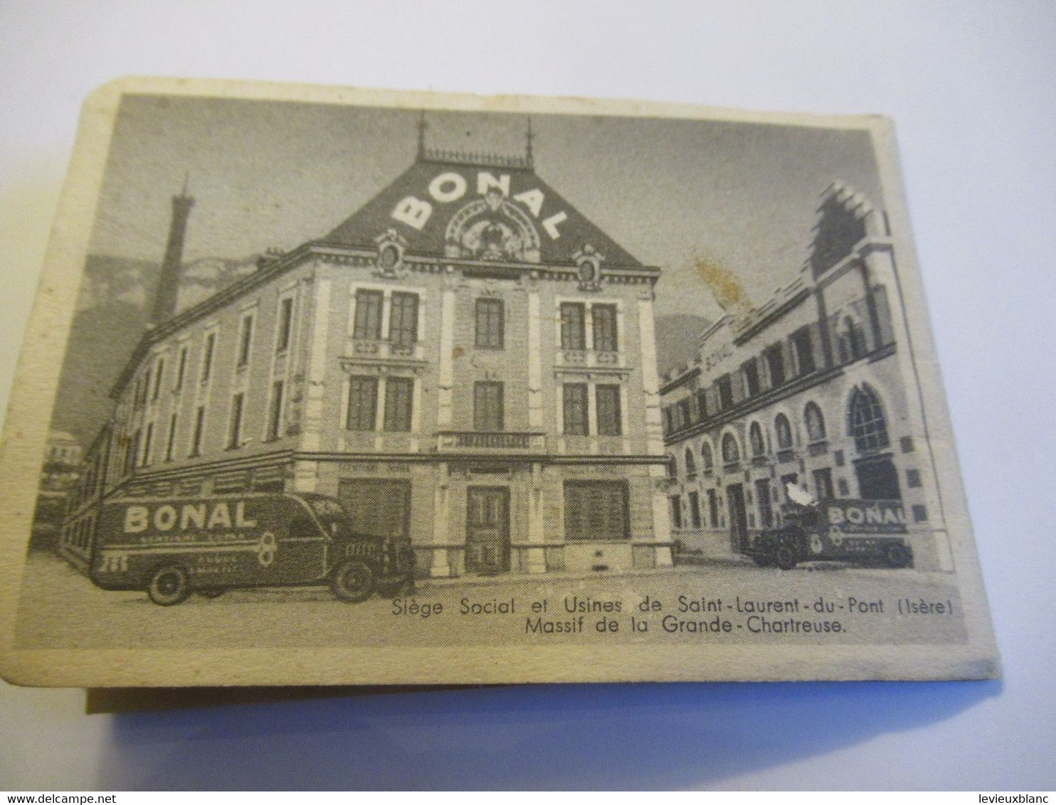 Petit Carnet De Bar Publicitaire/BONAL Apéritif Ouvre L'appétit/St-Laurent Du Pont /ISERE/Vers 1930-1950       BNPC18 - Alcoholes