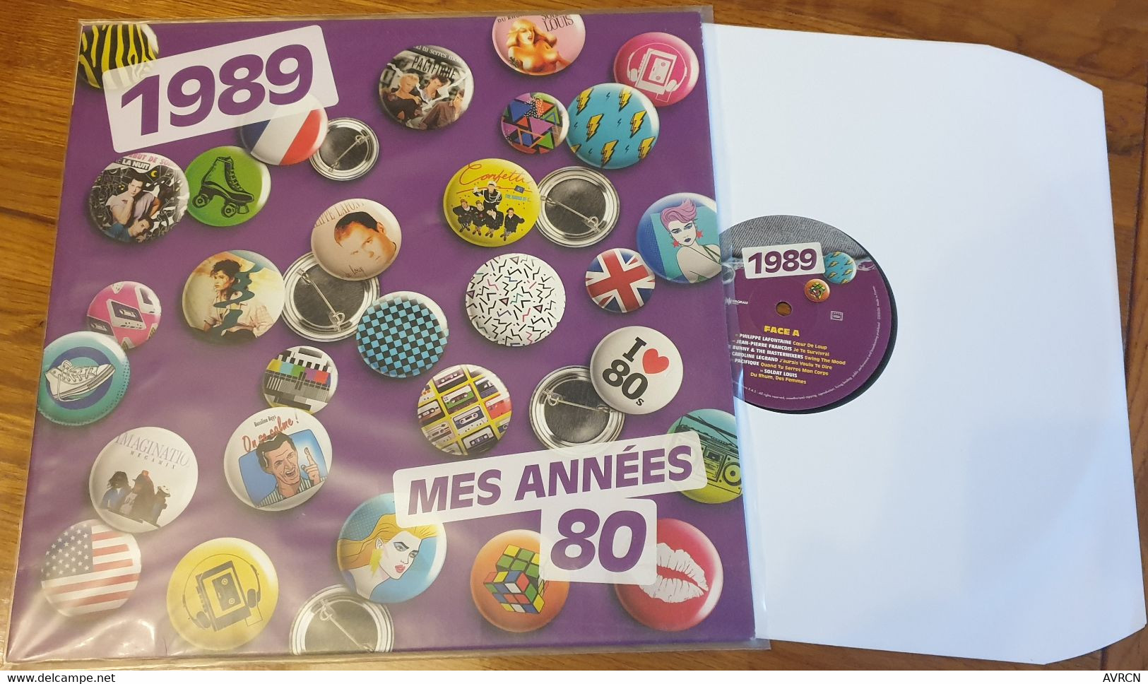 VINYLE 33 TRS.Mes Années 80 - 1989 - Compilaties