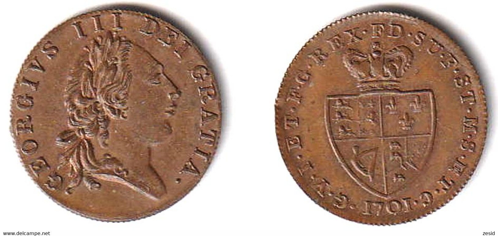 Royaume-Uni - Token De Jeu George III 1701 (Birmingham) - Sonstige & Ohne Zuordnung