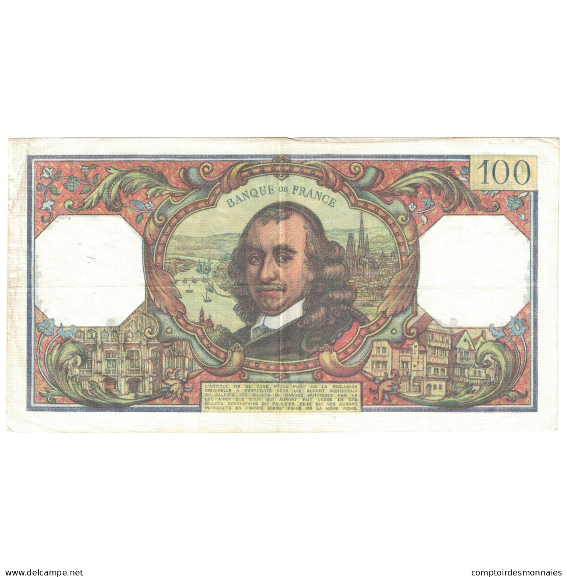 France, 100 Francs, Corneille, 1978, E.1200, TTB, Fayette:65.63, KM:149f - 100 F 1964-1979 ''Corneille''