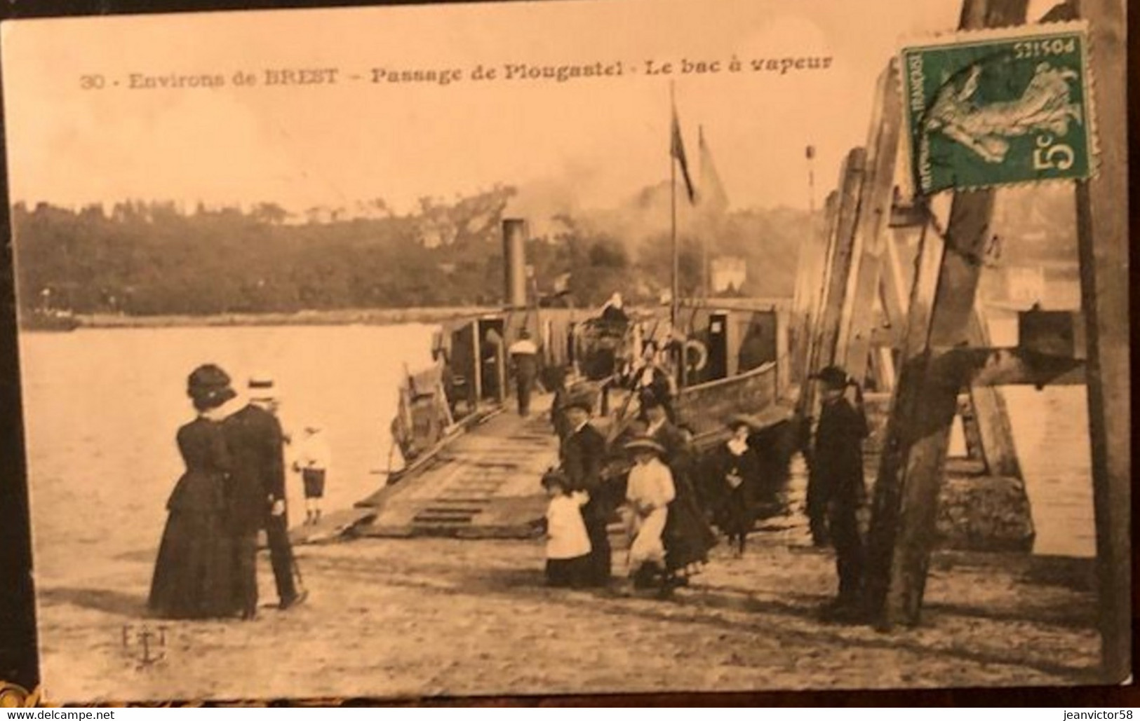 30 Environ De Brest Passage De Plougastel Le Bac à Vapeur - Plougastel-Daoulas