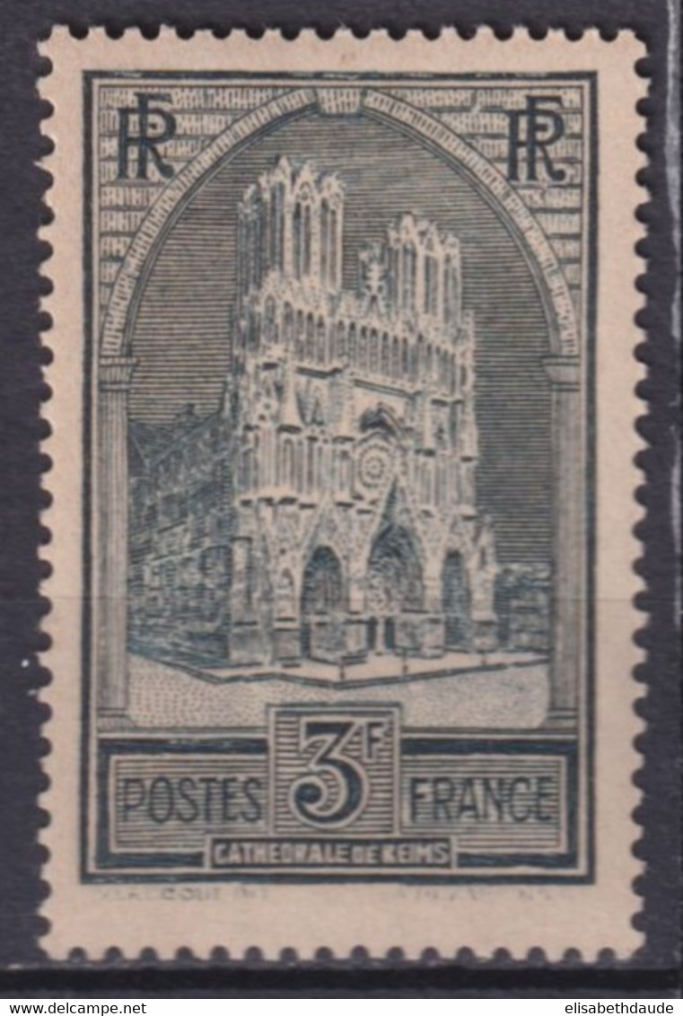1930 - YVERT N° 259 TYPE I * MH - COTE = 77 EUR. - REIMS - Neufs
