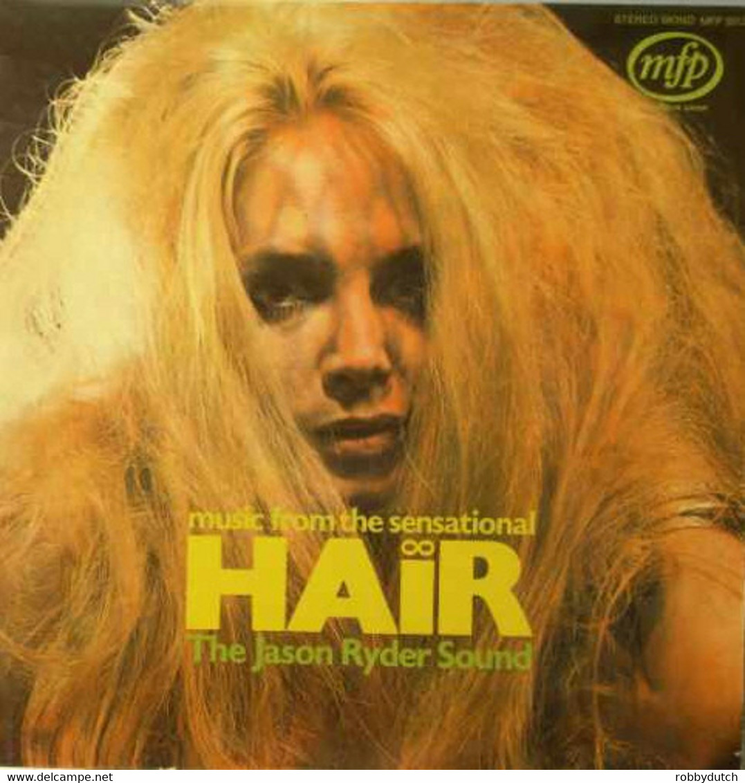 * LP *  HAIR - JASON RYDER SOUND (Holland 1969 - Musicals