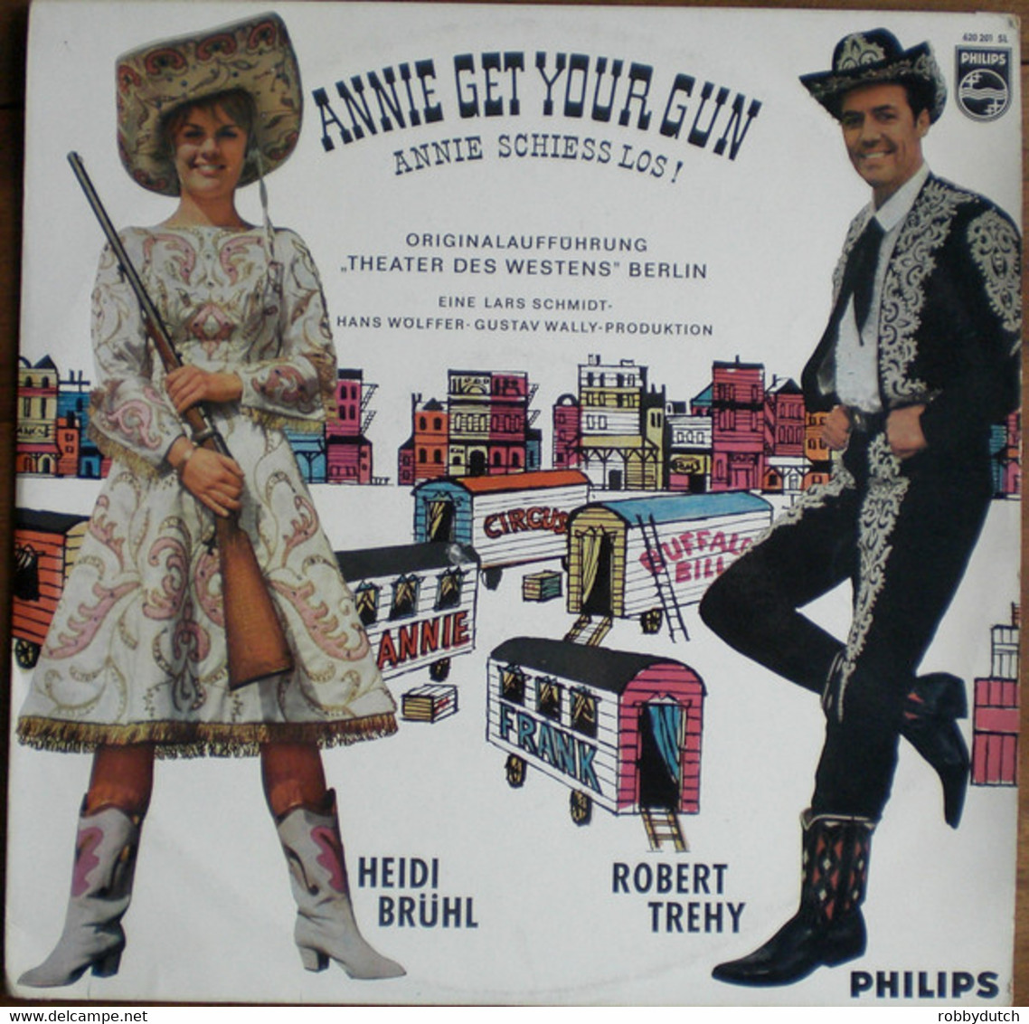 * LP * ANNIE GET YOUR GUN (Annie Schiss Los!) - THEATER DES WESTENS, BERLIN - Musicals