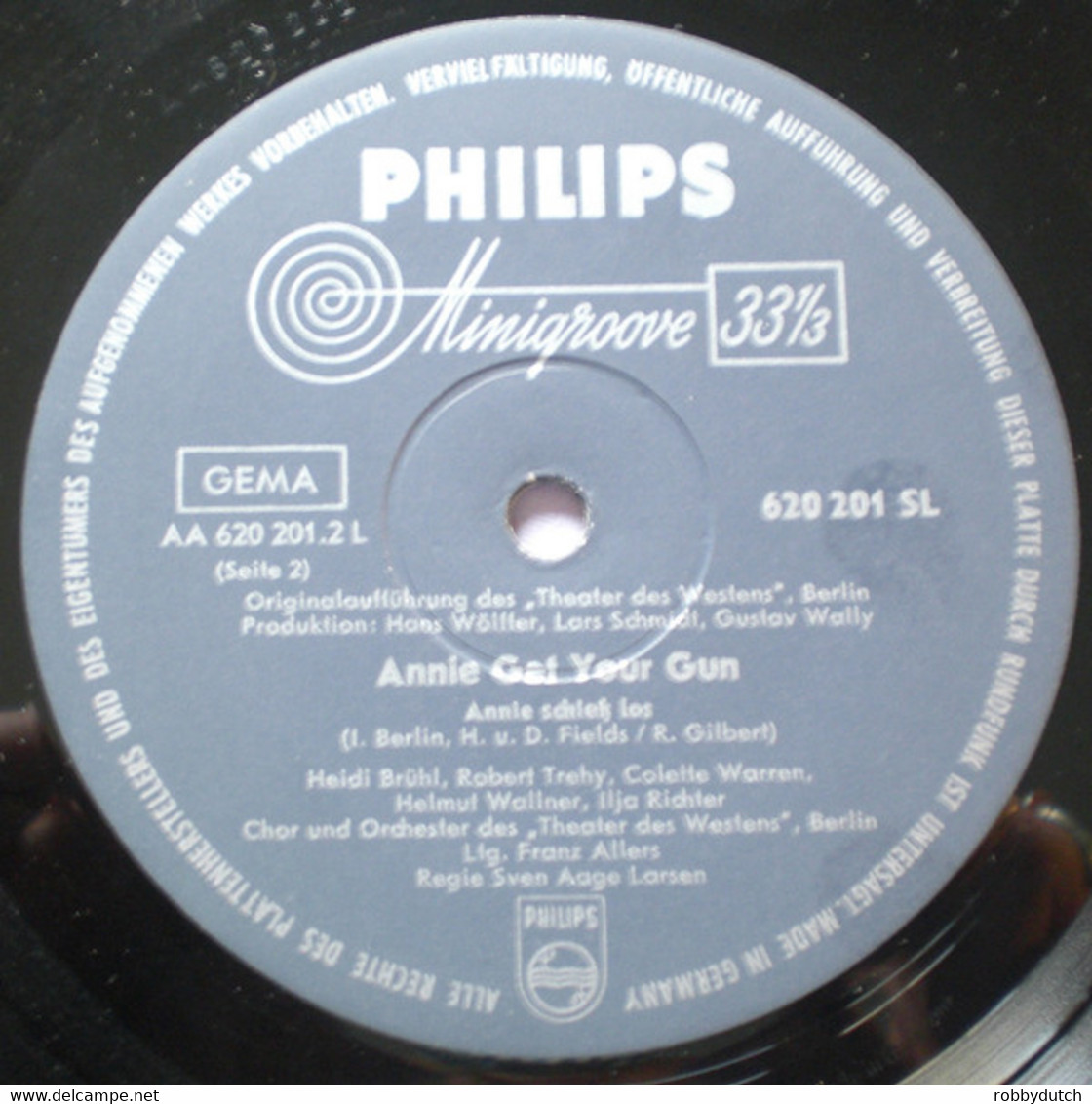 * LP * ANNIE GET YOUR GUN (Annie Schiss Los!) - THEATER DES WESTENS, BERLIN - Musicals