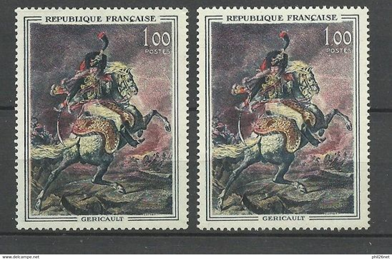 France N°1365 Et 1365a  Sabre Ensanglanté    Neufs  * *   B/TB Voir Scans Soldé  ! ! ! - Ungebraucht