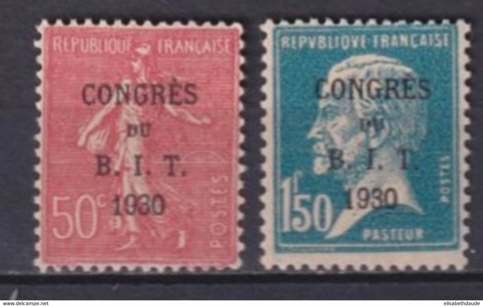 1930 - BIT - YVERT N° 264/265 ** MNH ! - COTE = 55 EUR - Neufs