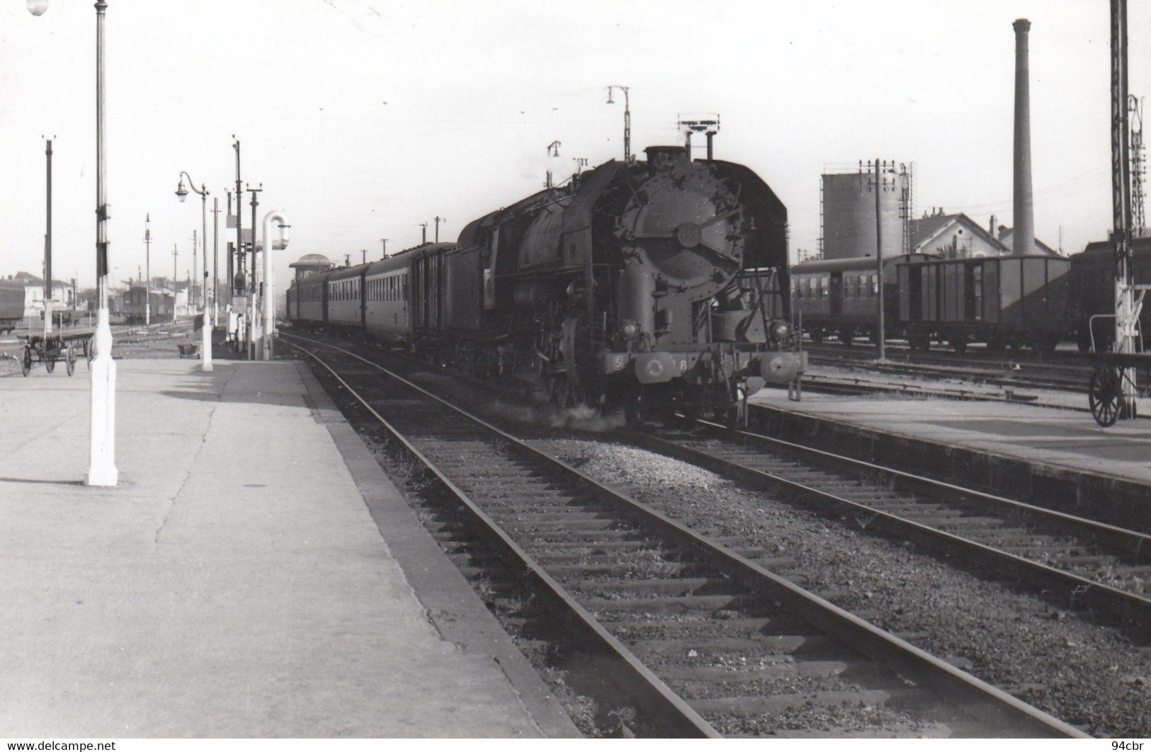 PHOTO 9X14(42) ROANNE  Train ( 5 .9.1956) - Roanne