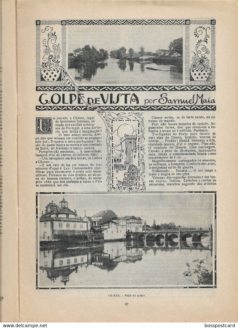 Chaves - Ilustração Portuguesa Nº 754, 1920 - Portugal - Algemene Informatie