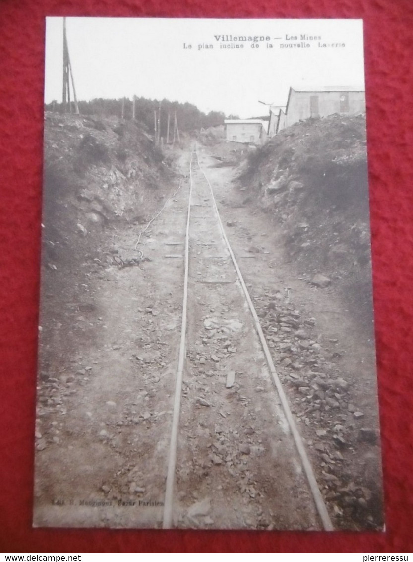 VILLEMAGNE LES MINES PLAN INCLINE DE LA NOUVELLE LAVERIE - Altri & Non Classificati