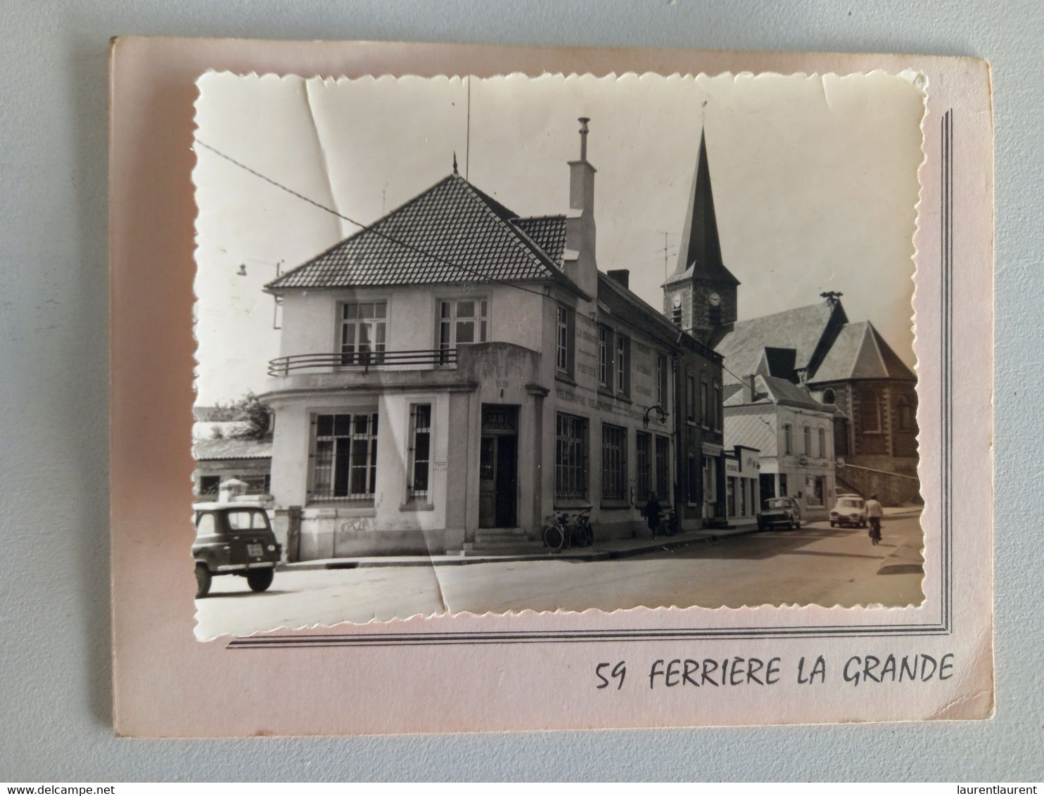 FERRIERE-LA-GRANDE - Photo Sur Support Carton Rose:(10.7 X 8.3 Cm) - (Marcel GUIBAUT, LOMME), Série 9349 - Louvroil