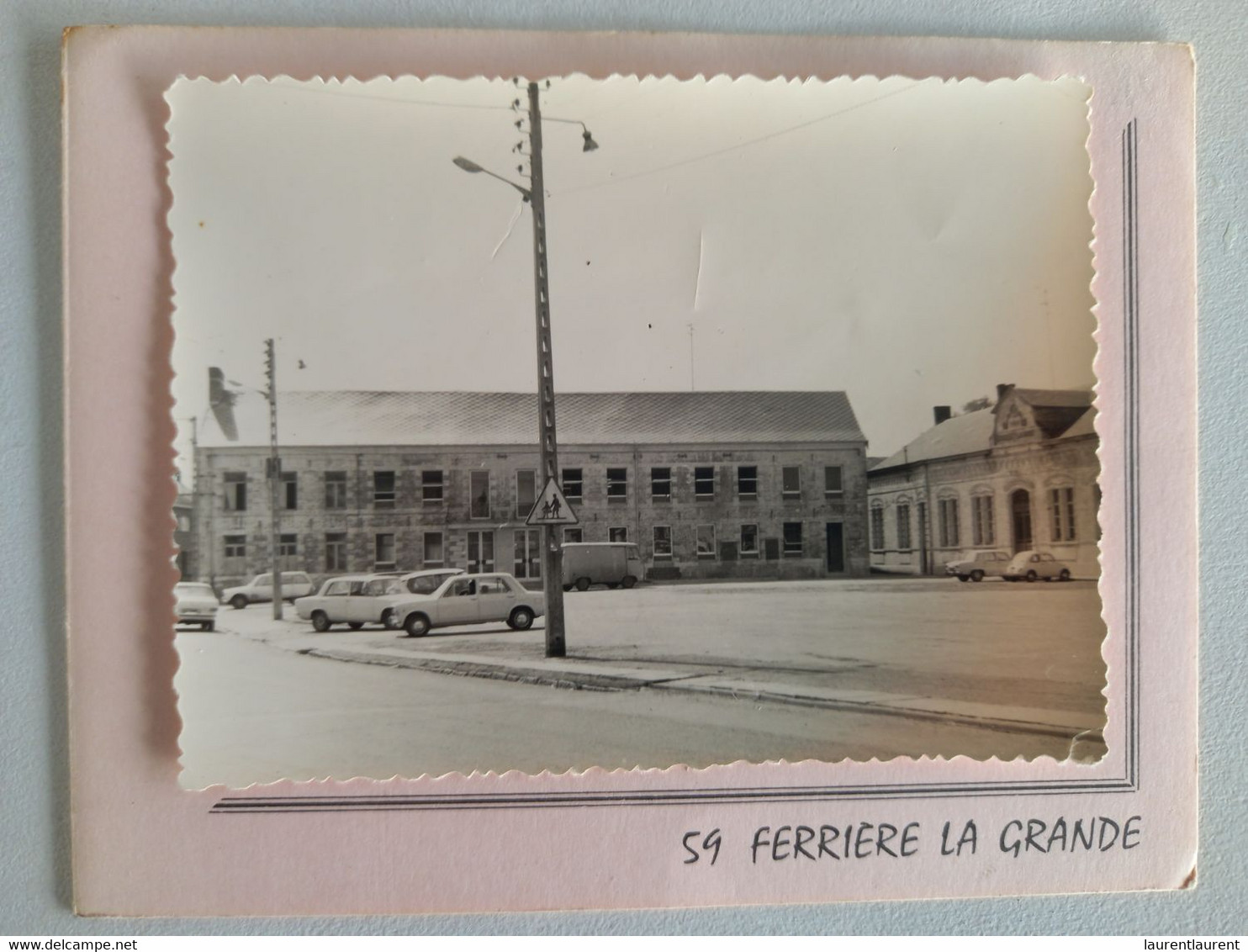 FERRIERE-LA-GRANDE - Photo Sur Support Carton Rose:(10.7 X 8.3 Cm) - (Marcel GUIBAUT, LOMME), Série 9345 - Louvroil