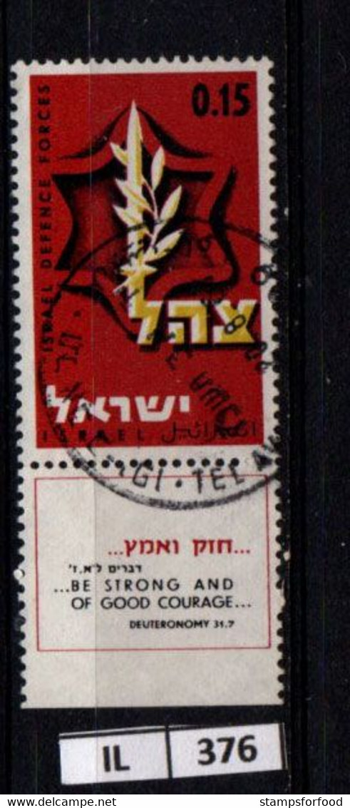 ISRAELE      1967      Guerra Arabo-israeliana 0,15 Usato Con Bandella - Usados (con Tab)