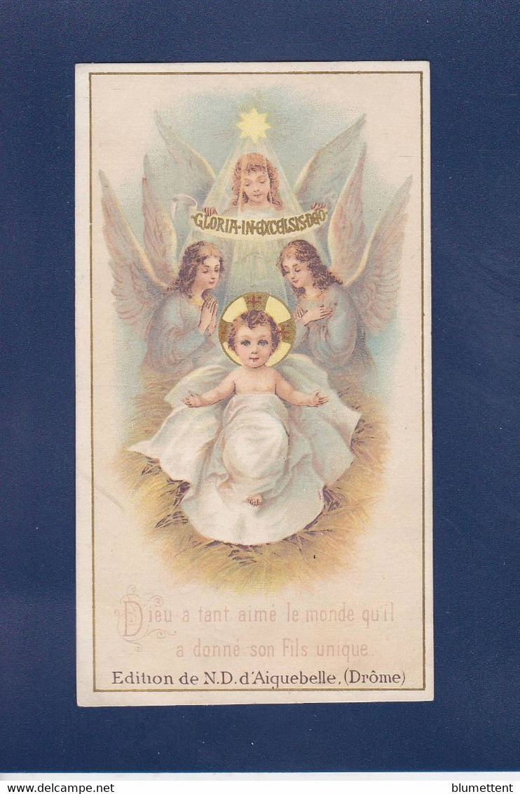 Chromo Aiguebelle Chocolat Image Pieuse Religion Format 12,5  X 7 - Aiguebelle