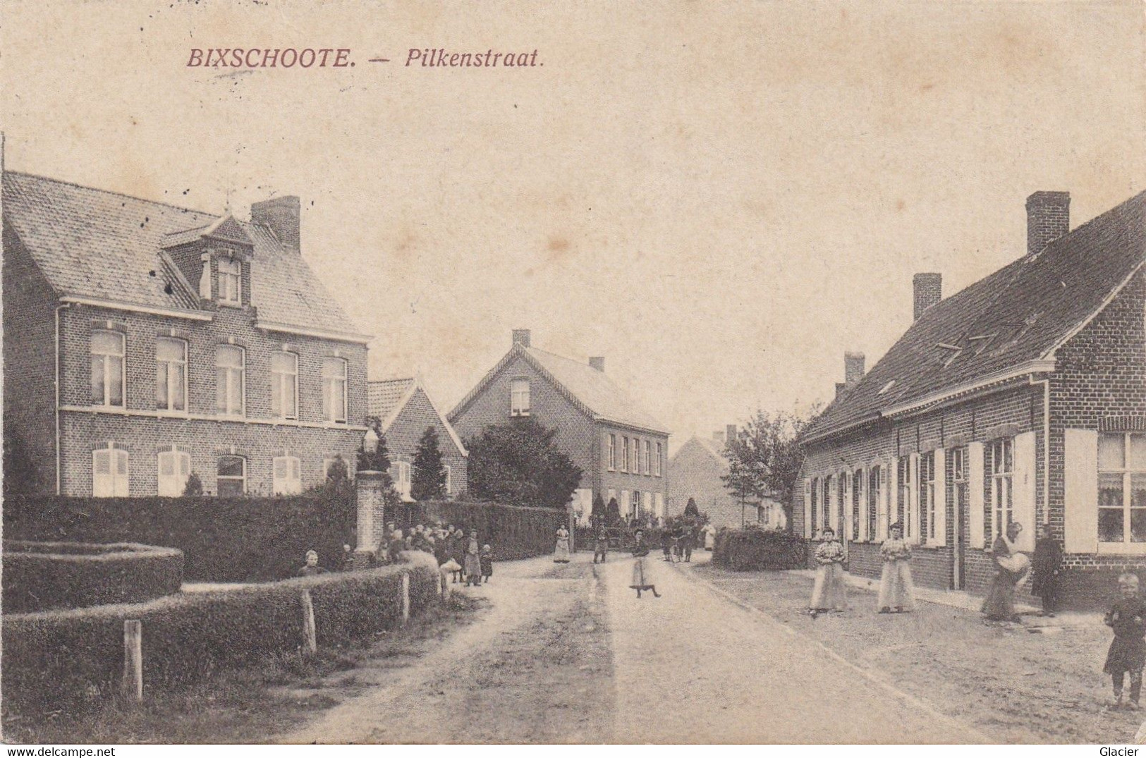 Bixschoote - Langemark-Poelkapelle - Pilkenstraat - Feldpost 1915 - Langemark-Poelkapelle