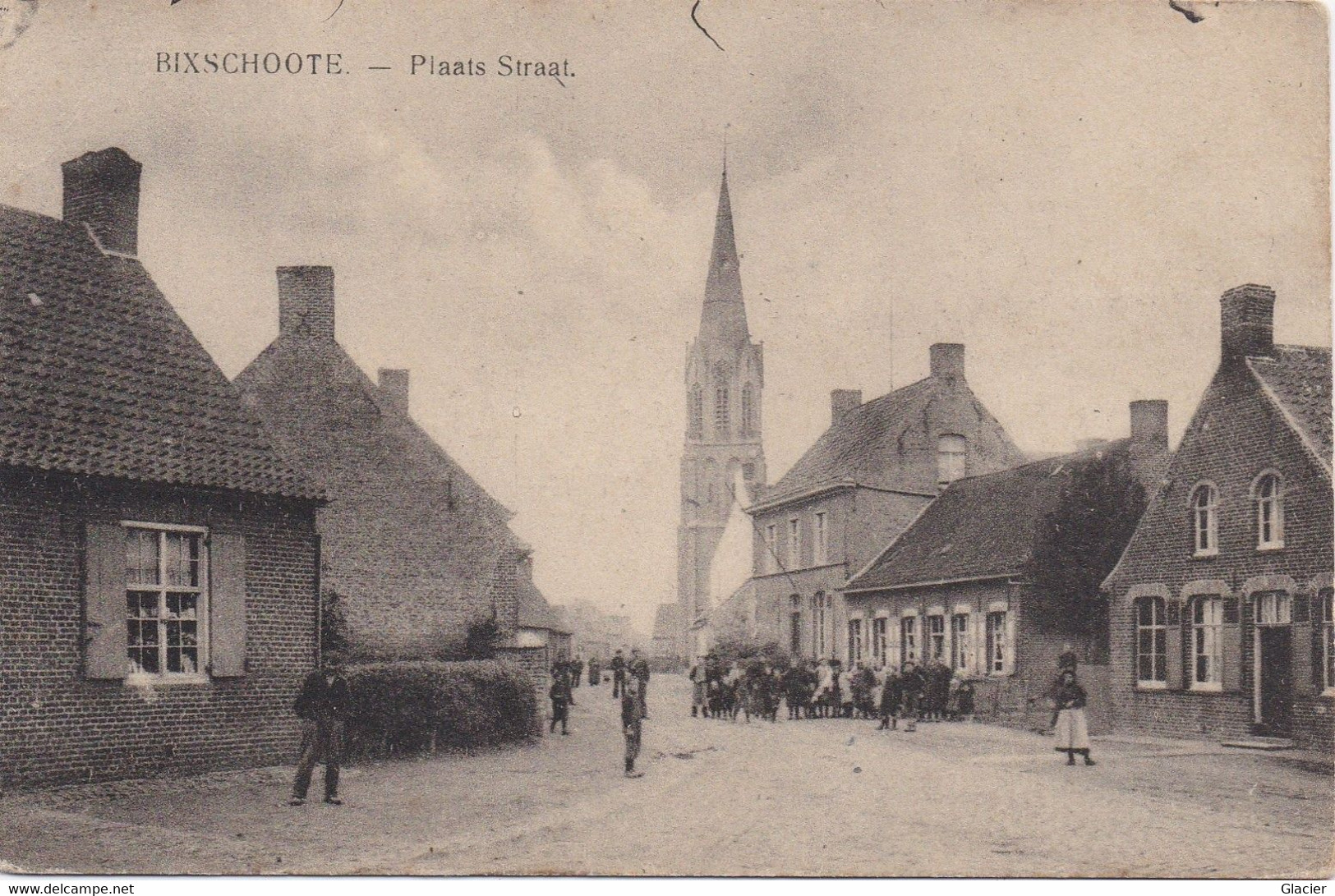 Bixschoote - Langemark-Poelkapelle - Plaats Straat - Langemark-Poelkapelle