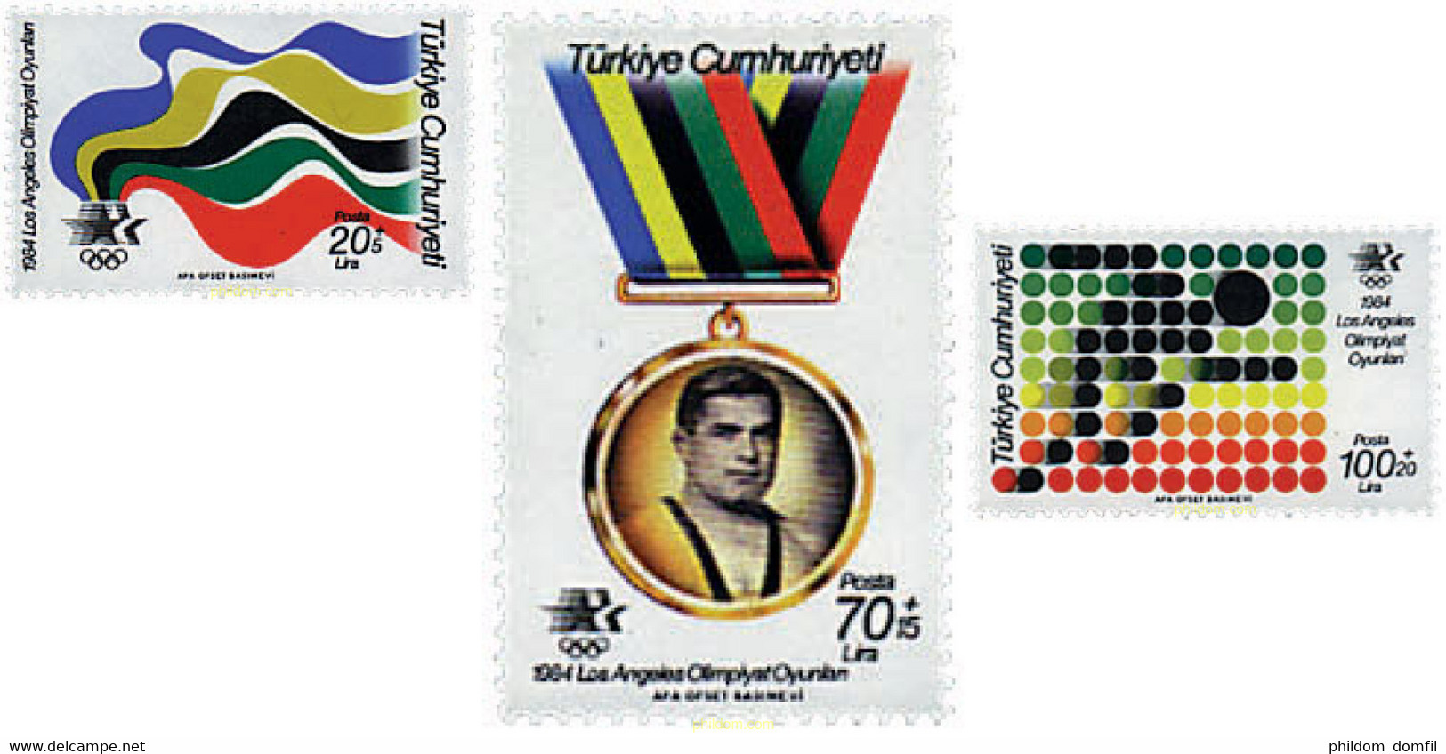 26518 MNH TURQUIA 1984 23 JUEGOS OLIMPICOS VERANO LOS ANGELES 1984 - Collections, Lots & Series