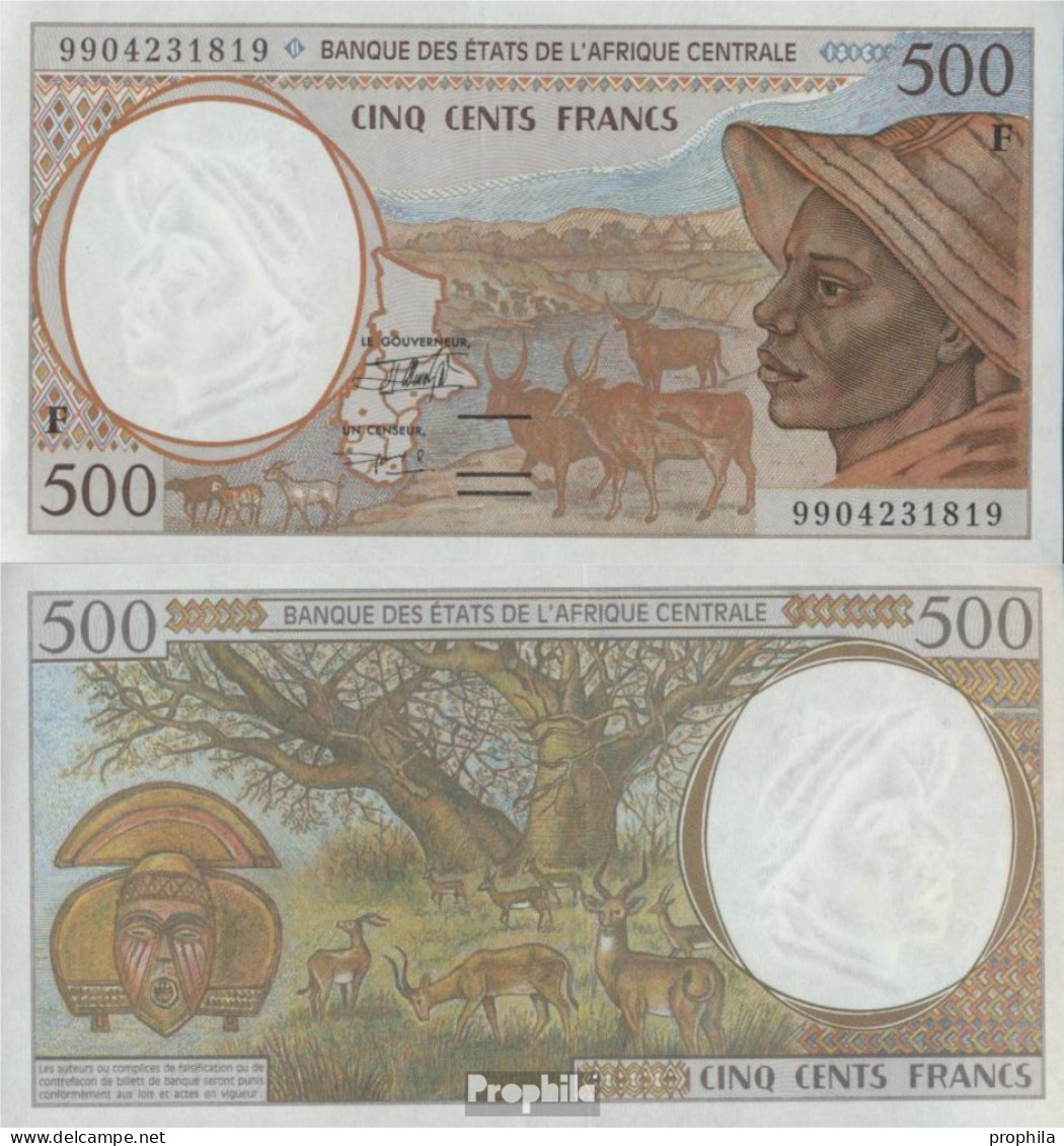 Zentralafrikanische Republik Pick-Nr: 301F F Bankfrisch 1999 500 Francs - Repubblica Centroafricana