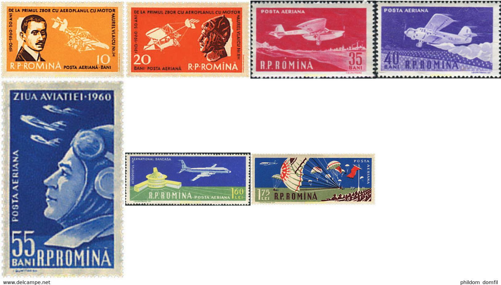 61883 MNH RUMANIA 1960 AVIACION PIONERA. - Fallschirmspringen