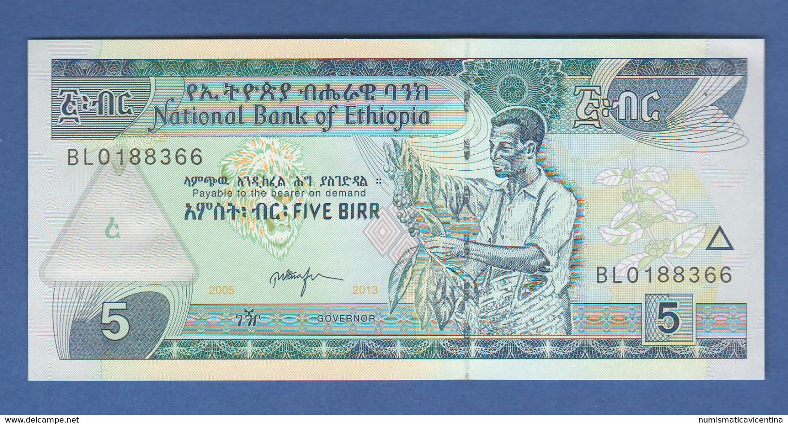 Etiopia 5 Birr 2005 Ethiopia Nathional Bank - Aethiopien