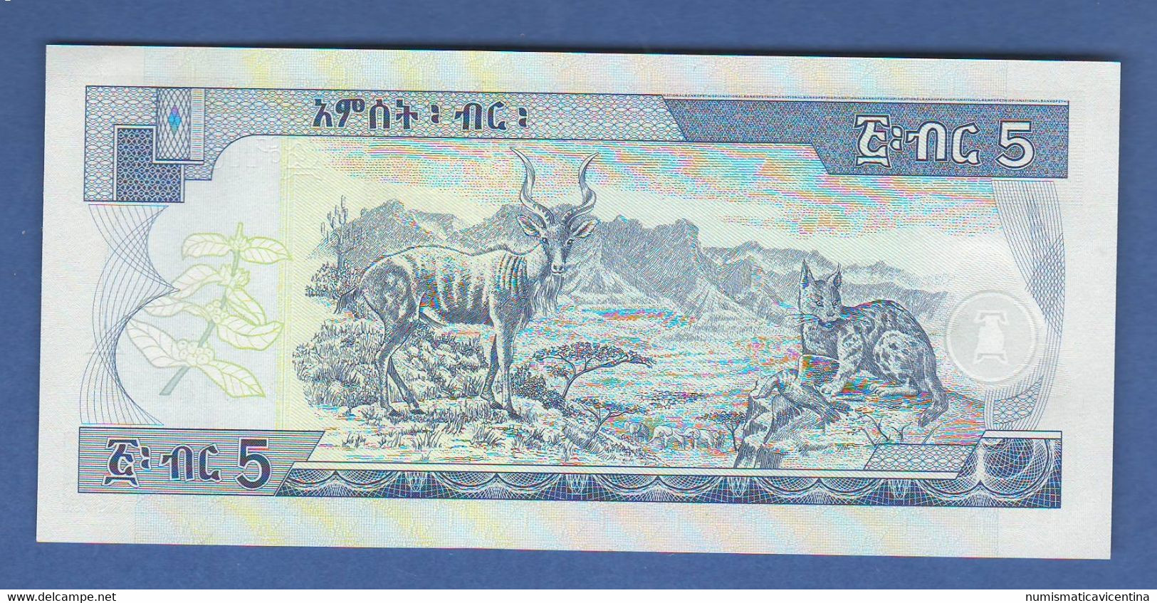 Etiopia 5 Birr 2005 Ethiopia Nathional Bank - Aethiopien