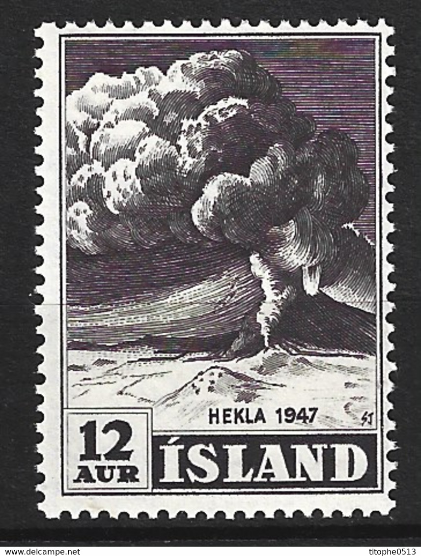 ISLANDE. N°208 De 1948. Volcan. - Volcans