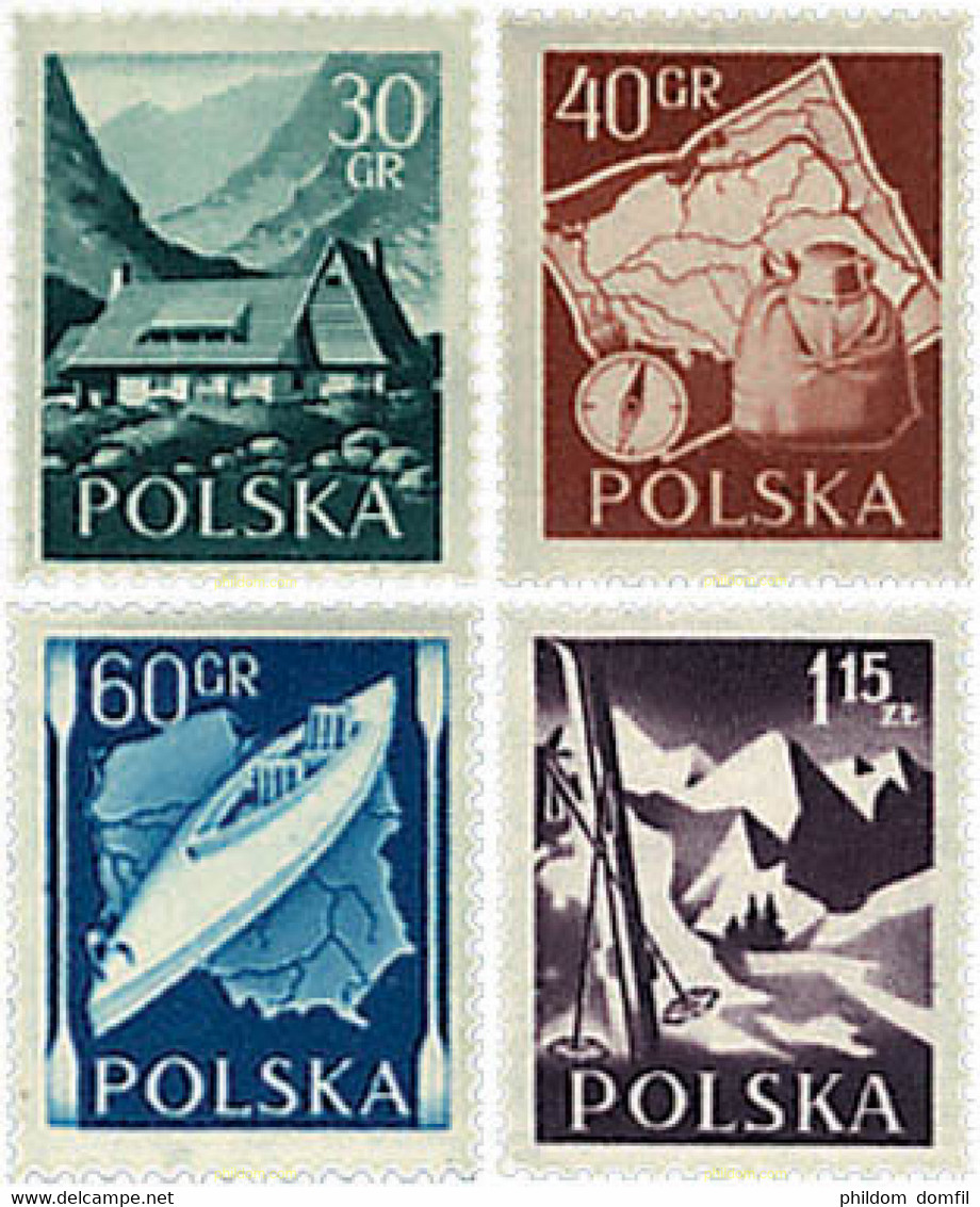 61562 MNH POLONIA 1956 DEPORTES DE MONTAÑA - Non Classificati