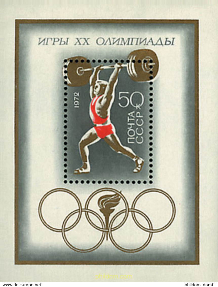 281024 HINGED UNION SOVIETICA 1972 20 JUEGOS OLIMPICOS VERANO MUNICH 1972 - Collections