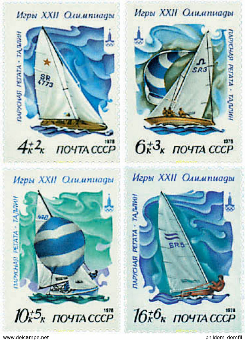 353997 MNH UNION SOVIETICA 1978 22 JUEGOS OLIMPICOS VERANO MOSCU 1980 - Collezioni