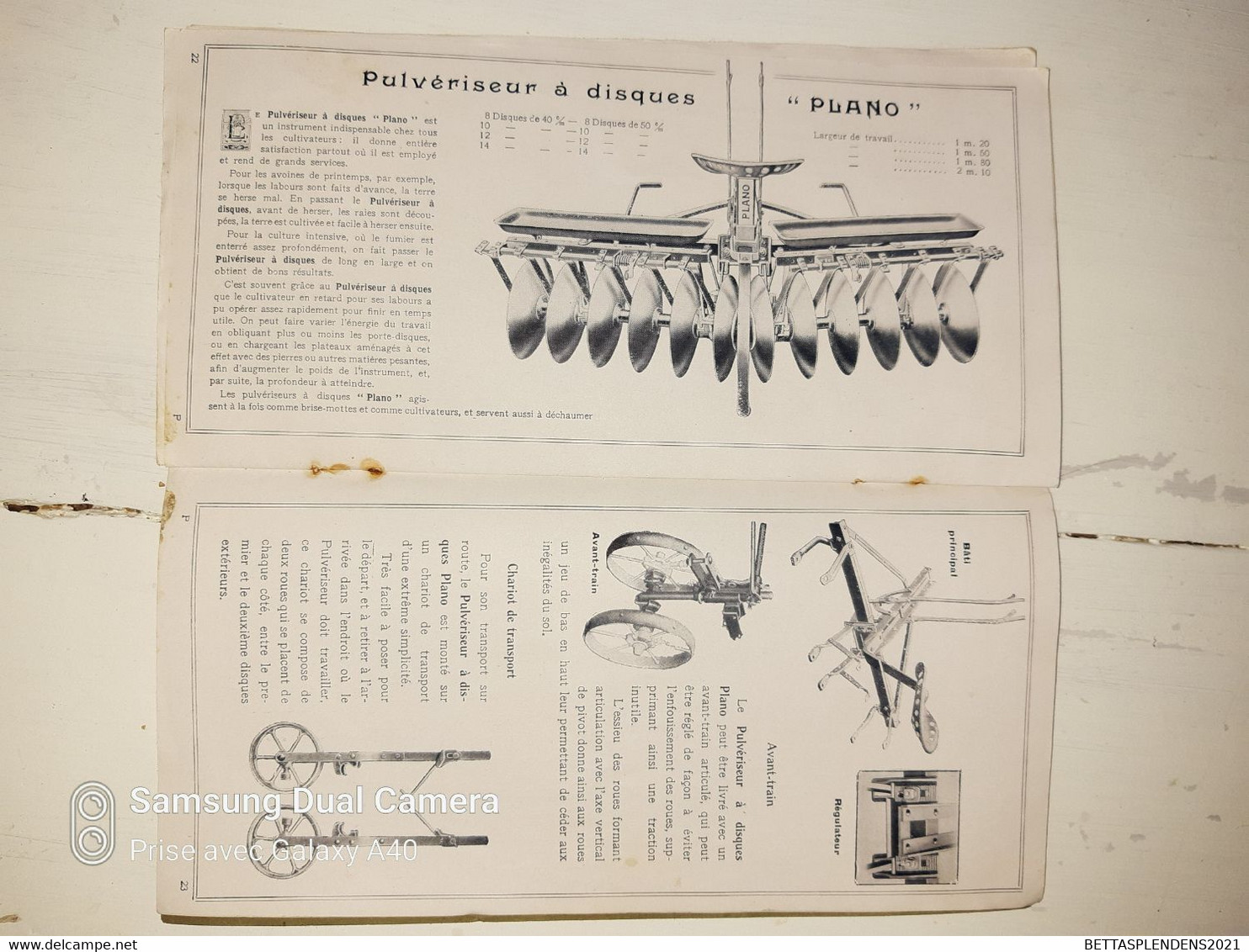 Compagnie Internationale des MACHINES AGRICOLES DE FRANCE marque " PLANO "- Livret de 32 pages avec Illustrations