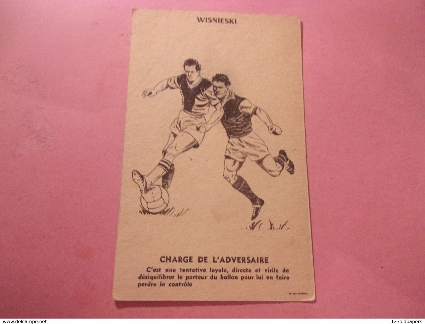 ♥️CPA Football - Maryan WISNIESKI Né En 1937 - Clubs : St-Etienne, Sochaux - Edit. Ph. MIROIR - SPRINT - Soccer