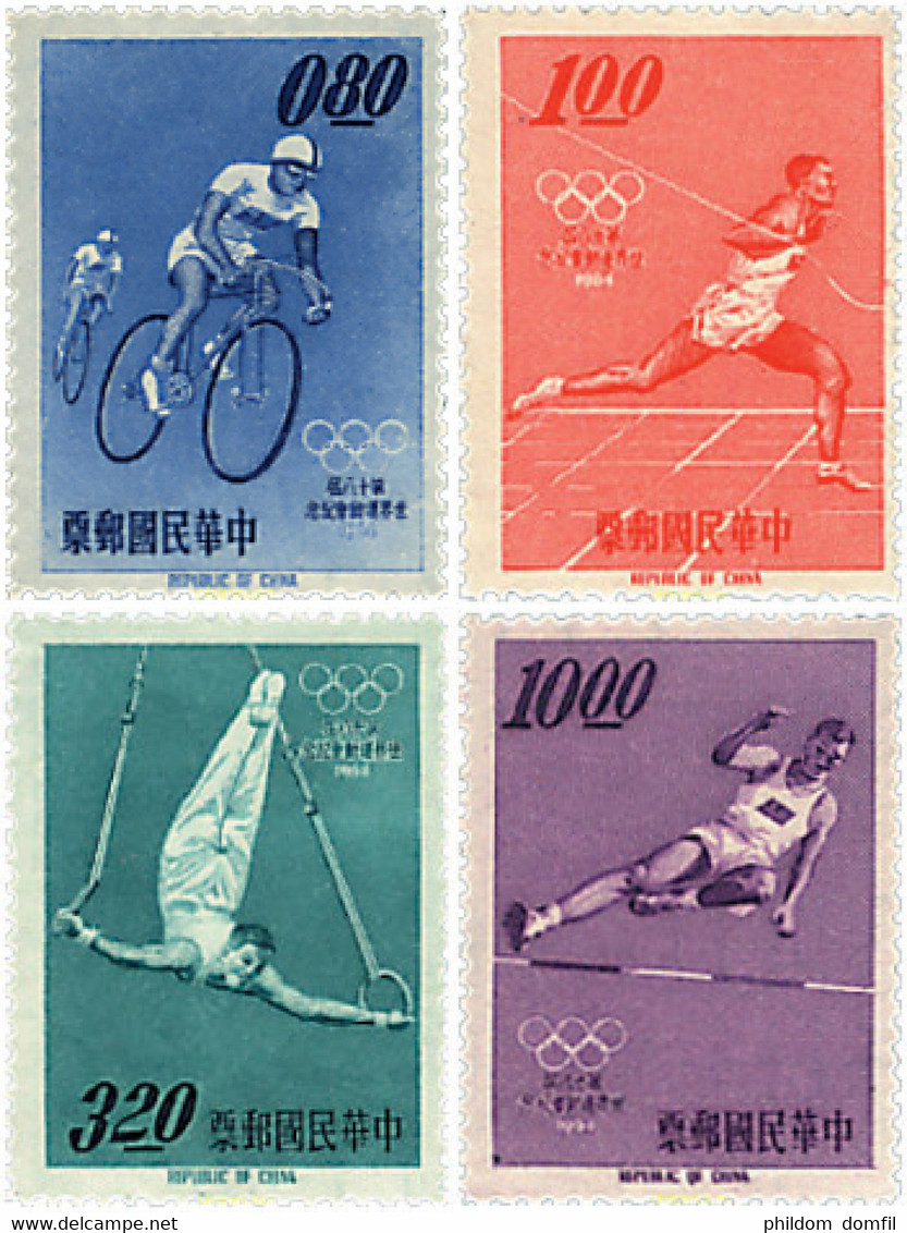 26582 MNH CHINA. FORMOSA-TAIWAN 1964 18 JUEGOS OLIMPICOS VERANO TOKIO 1964 - Collections, Lots & Séries