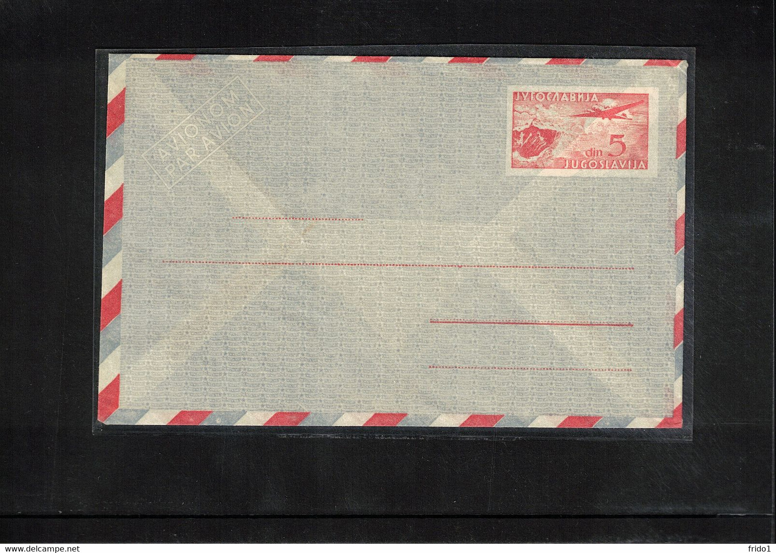 Jugoslawien / Yugoslavia Postal Stationery Airmail Letter Postfrisch / MNH - Poste Aérienne