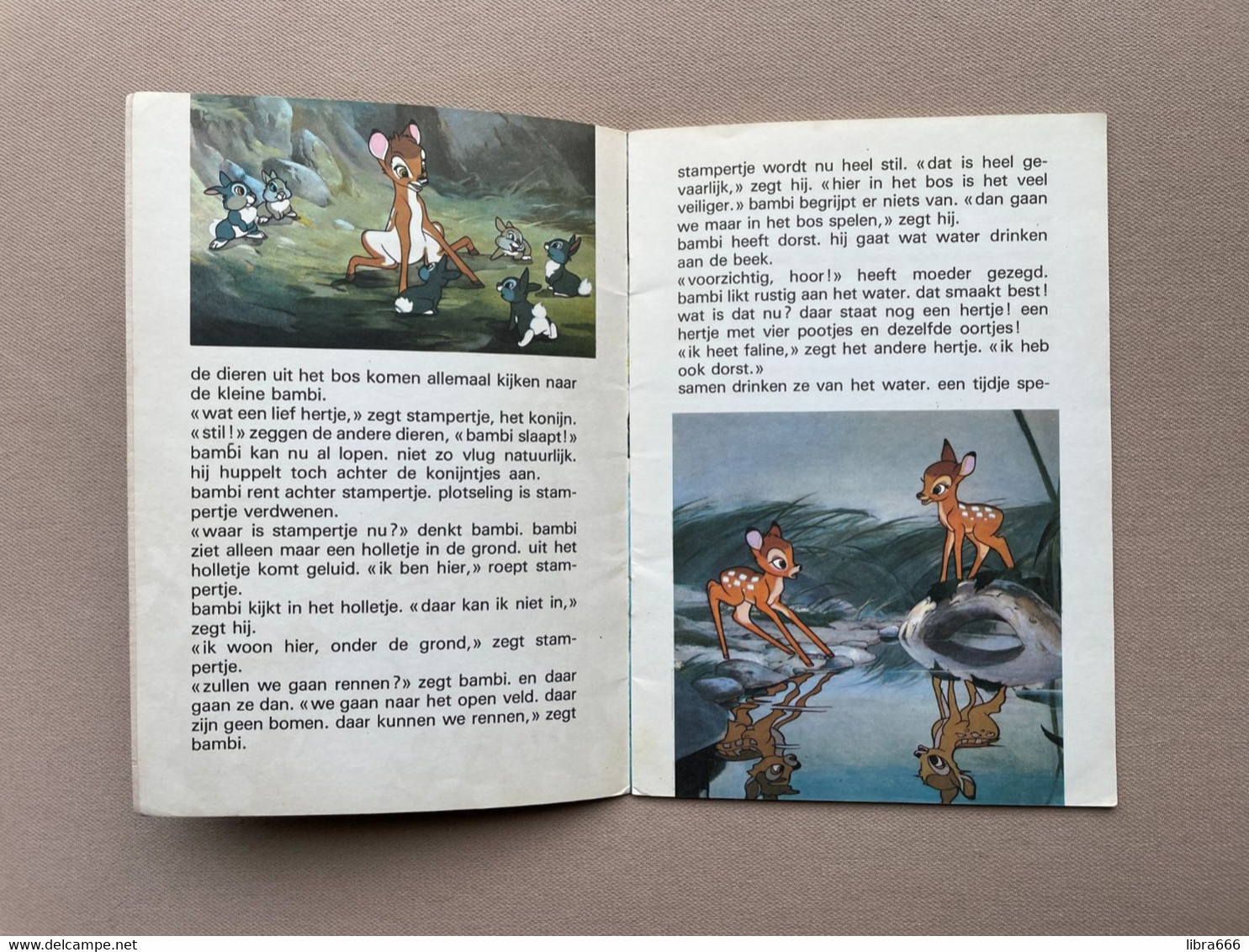 Walt Disney BAMBI (1983) - Zuidnederlandse Uitgeverij, Aartselaar - ISBN 90 243 3021 116.5 X 23.5 Cm. 15p. - Antiquariat
