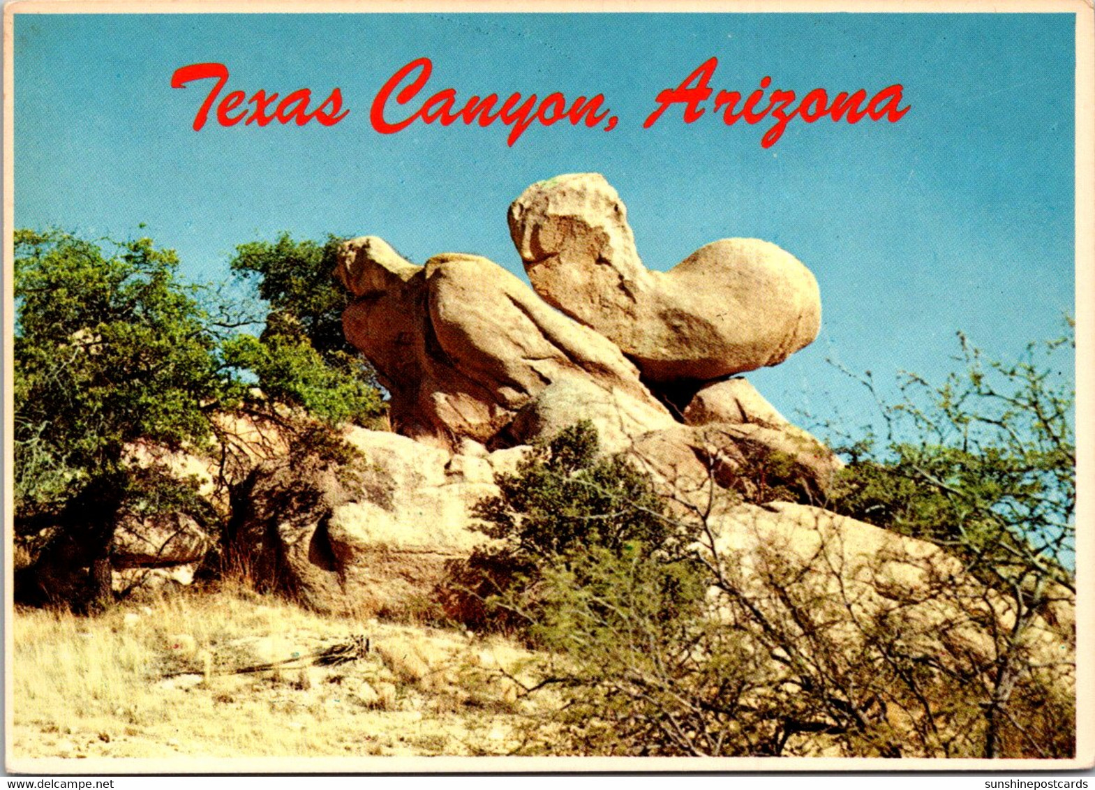 Arizona Eagle Rock & Cradle Rock In Texas Canyon - Tucson