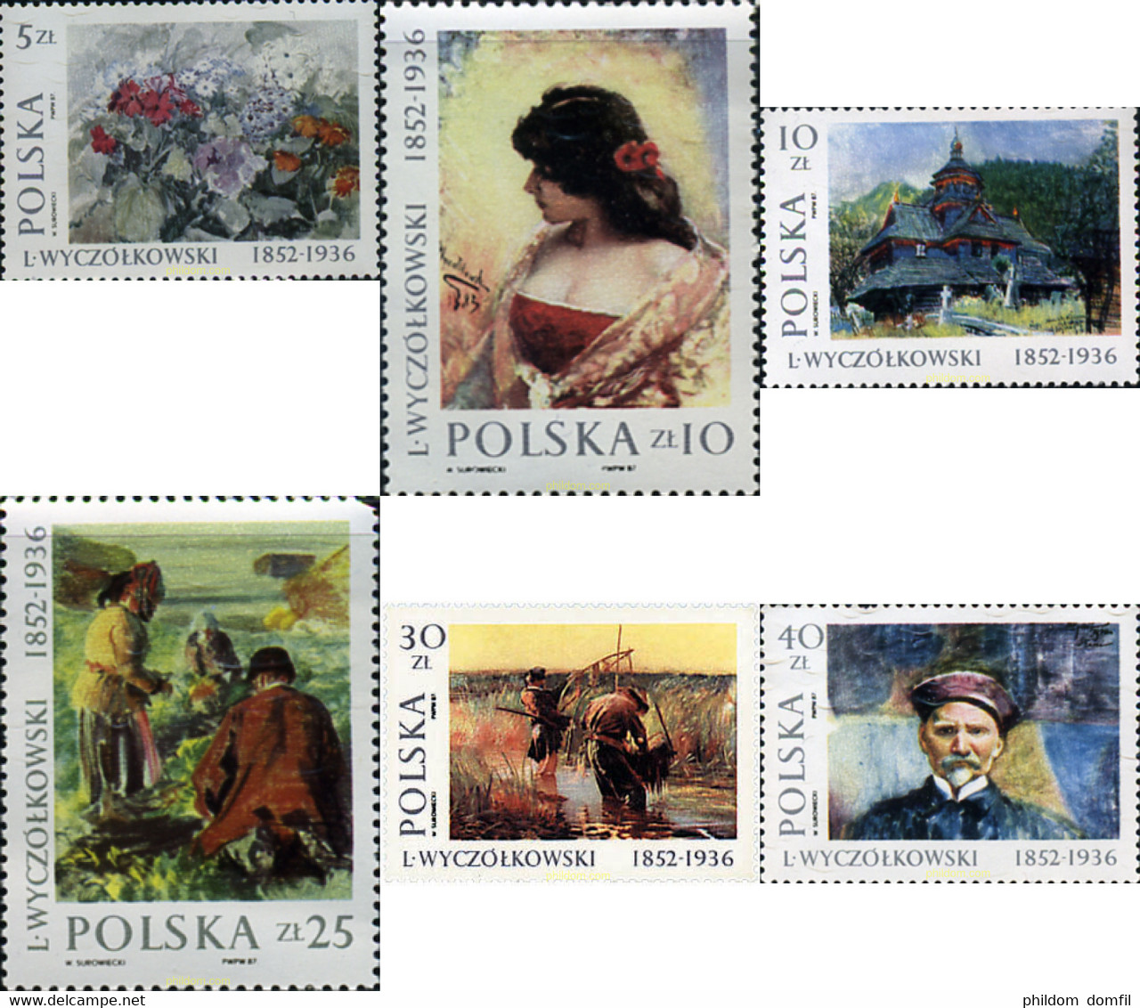 61723 MNH POLONIA 1987 PINTURA - Non Classés