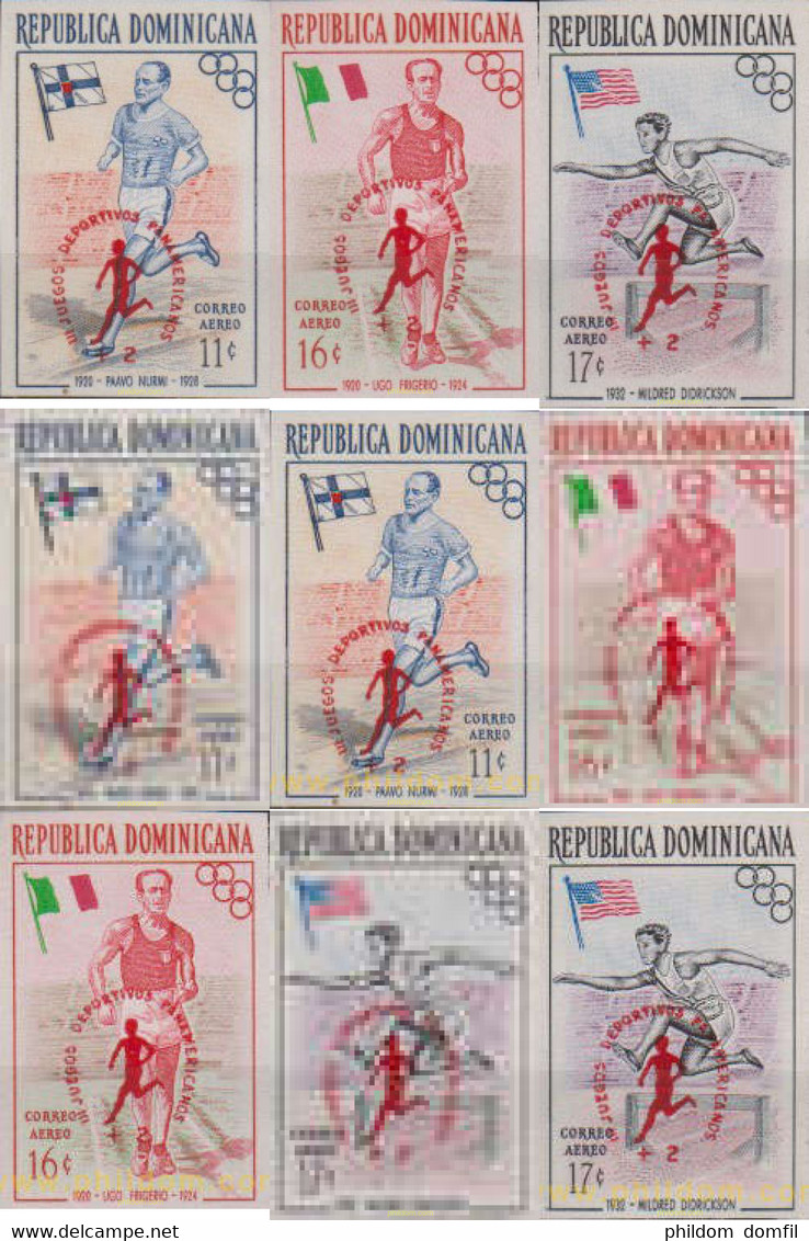 624965 MNH DOMINICANA 1959 JUEGOS DEPORTIVOS PANAMERICANOS - Verano 1920: Amberes (Anvers)