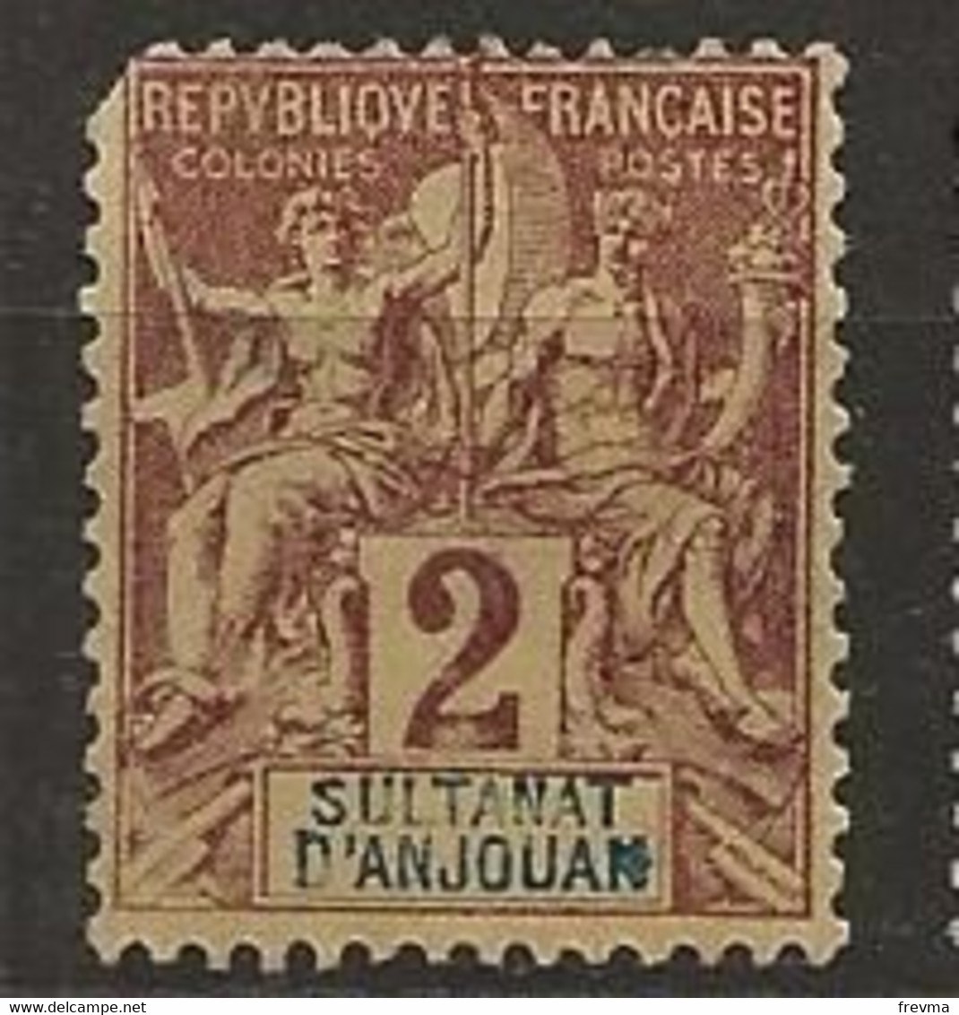 Timbre Anjouan Neuf * N° 2 - Used Stamps