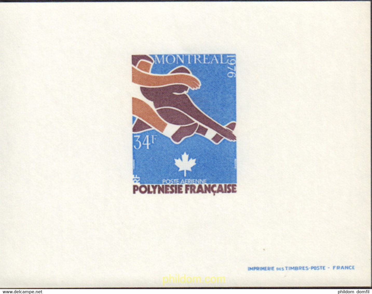 574641 MNH POLINESIA FRANCESA 1976 21 JUEGOS OLIMPICOS VERANO MONTREAL 1976 - Usados