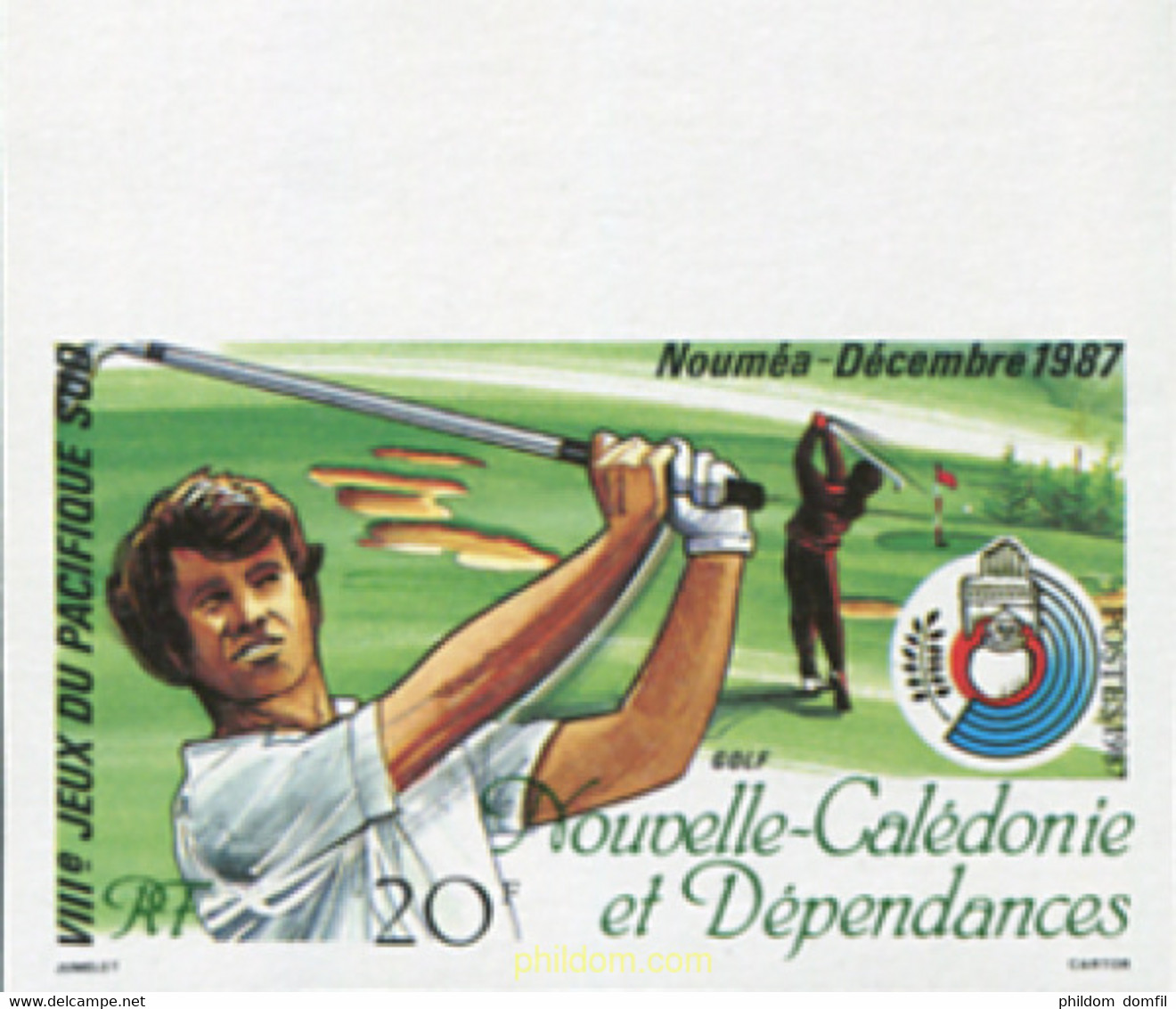 678681 MNH NUEVA CALEDONIA 1987 8 JUEGOS DEL PACIFICO SUR - Oblitérés